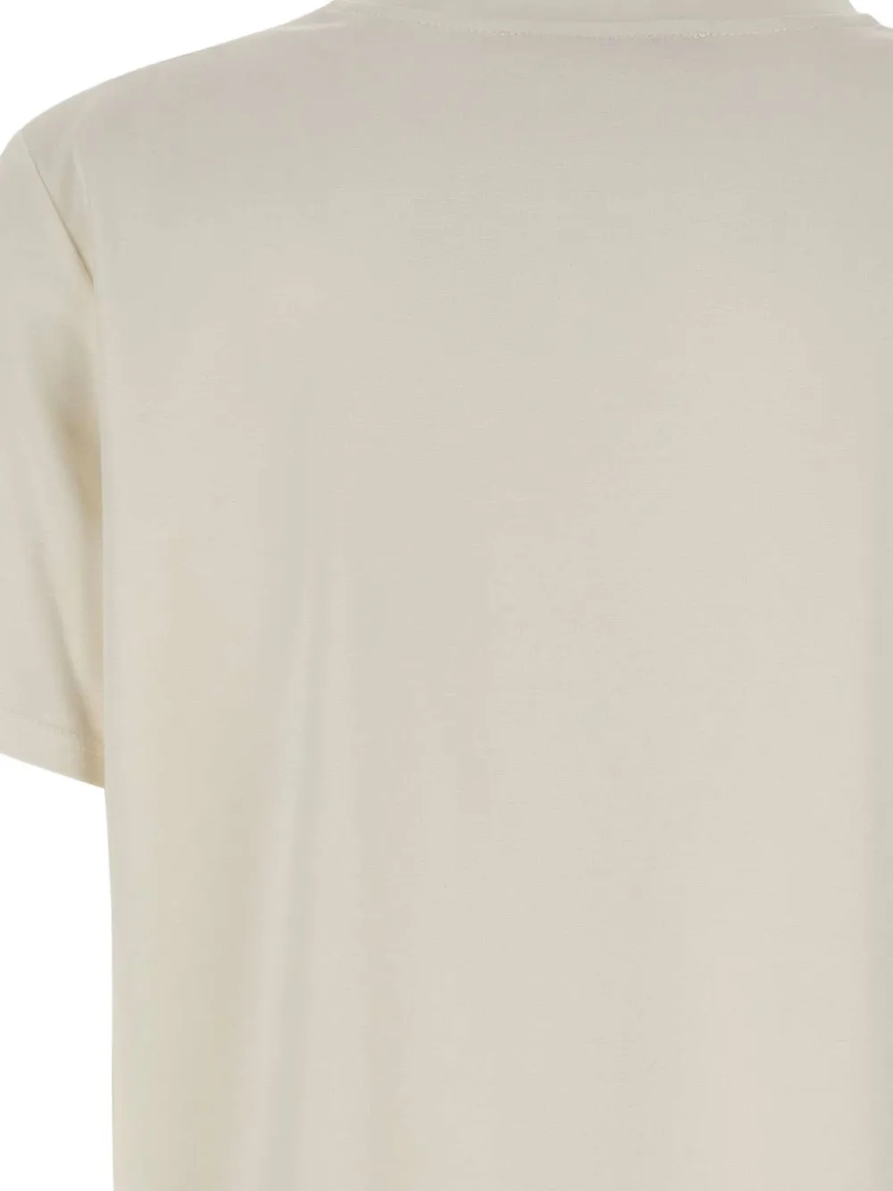  Kaos Crew-neck Side-slits T-shirt - Neutrals 