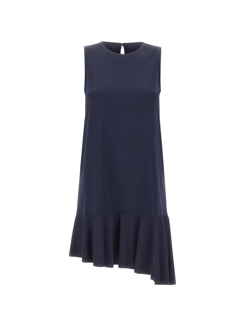 kaos ruffled-hem mini dress - Blu