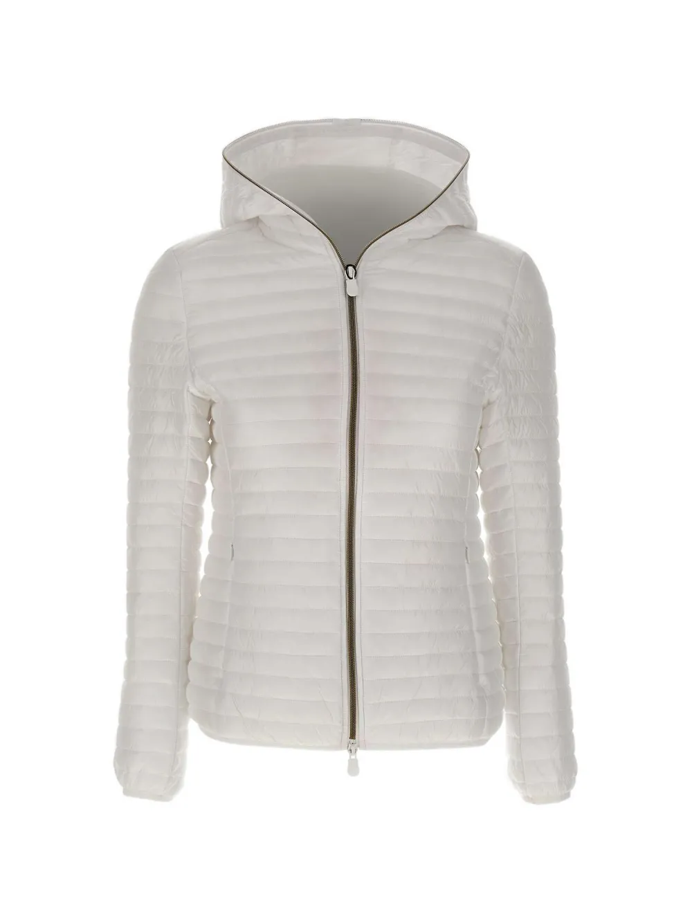 Save The Duck hooded quilted jacket - Bianco
