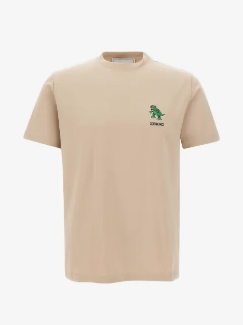 Iceberg dinosaur logo cotton T-shirt