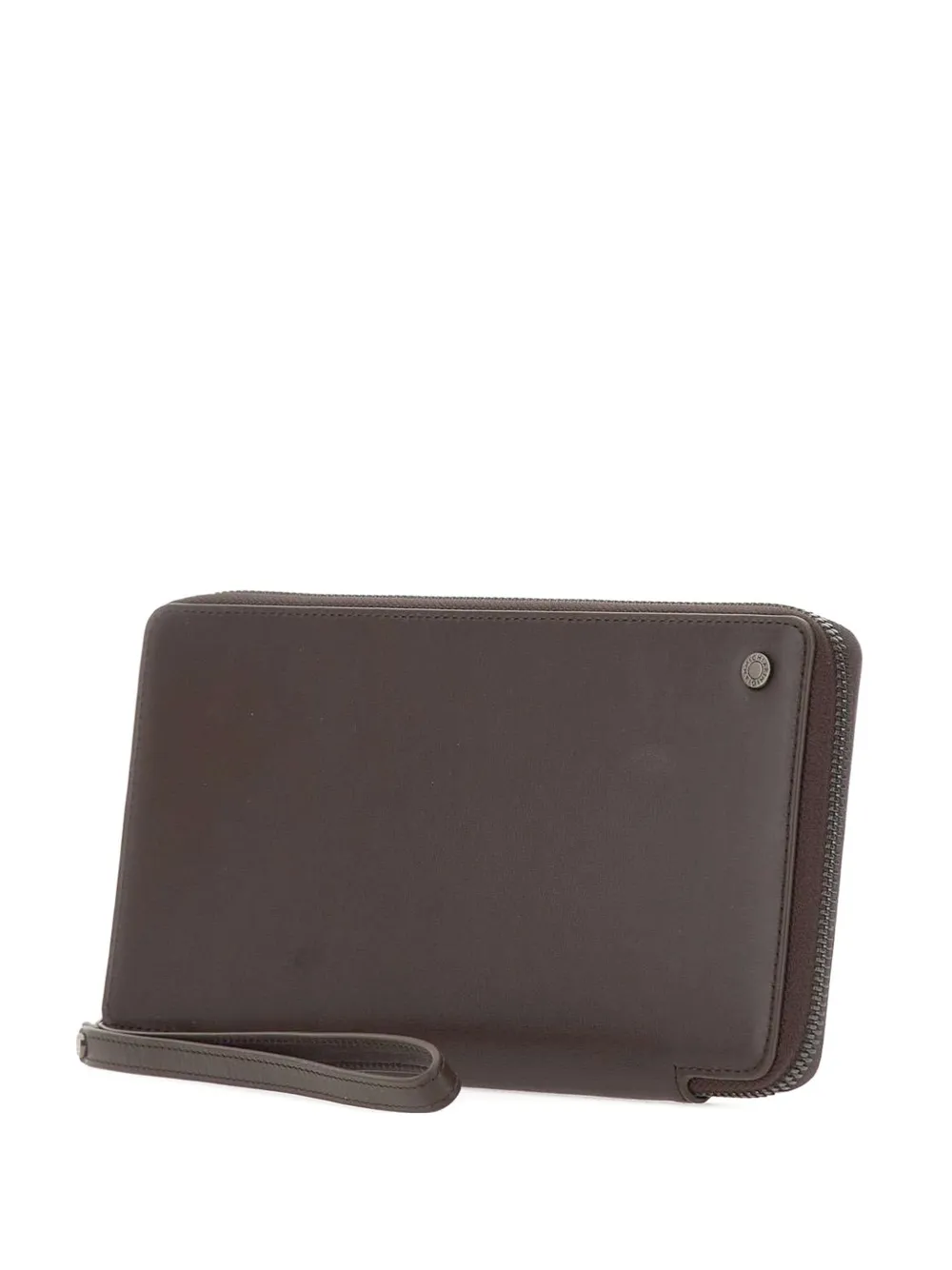 GIANNI CHIARINI zipped leather wallet - Marrone