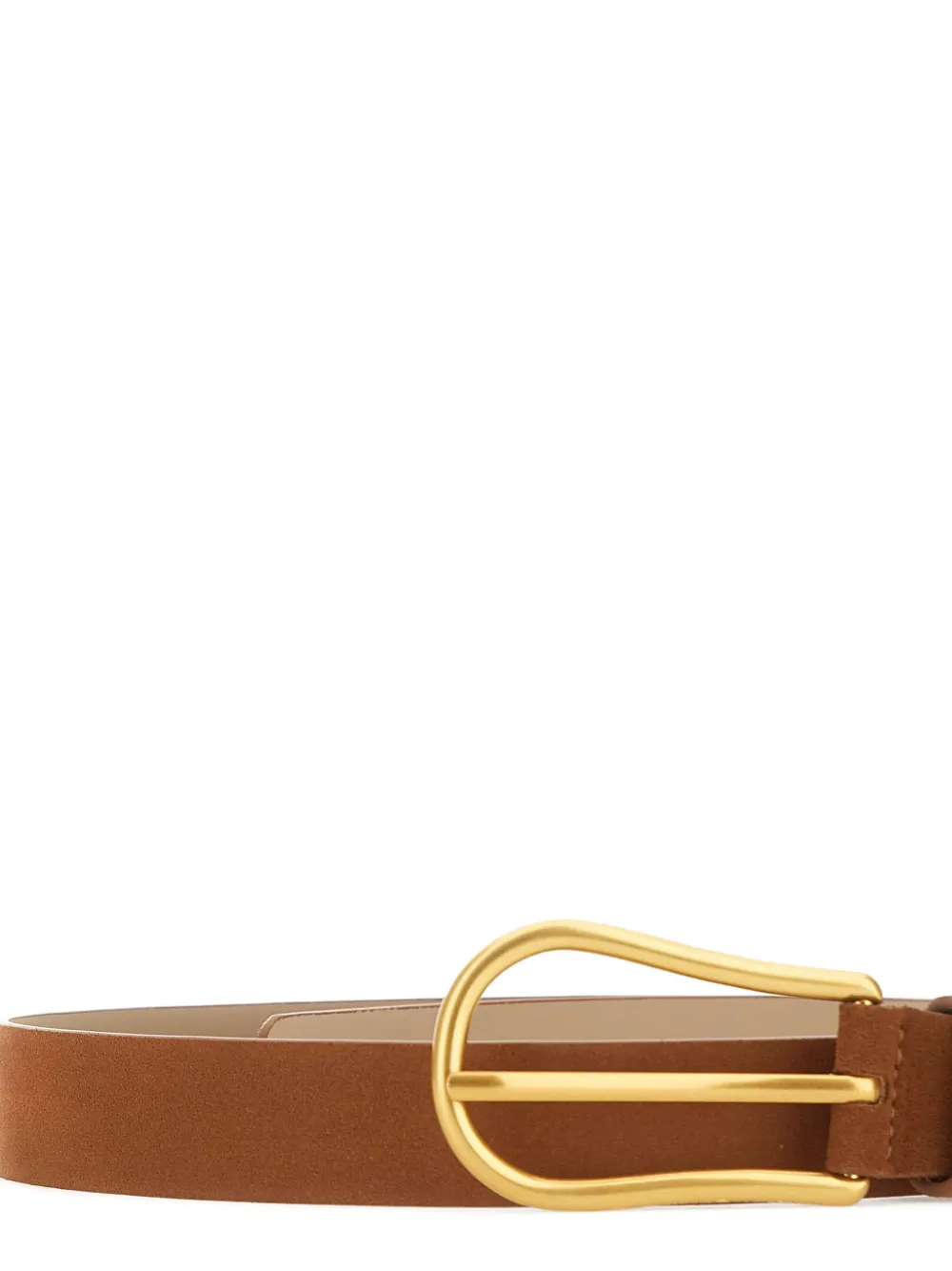  Gianni Chiarini Logo Buckle Belt - Brown 