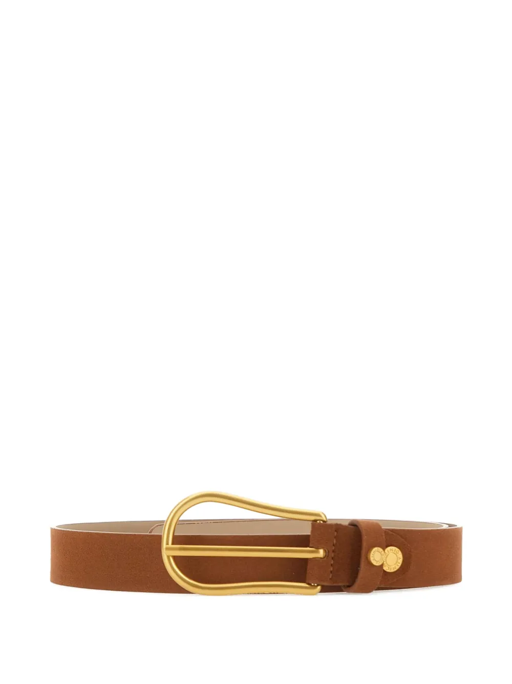 GIANNI CHIARINI logo buckle belt - Marrone