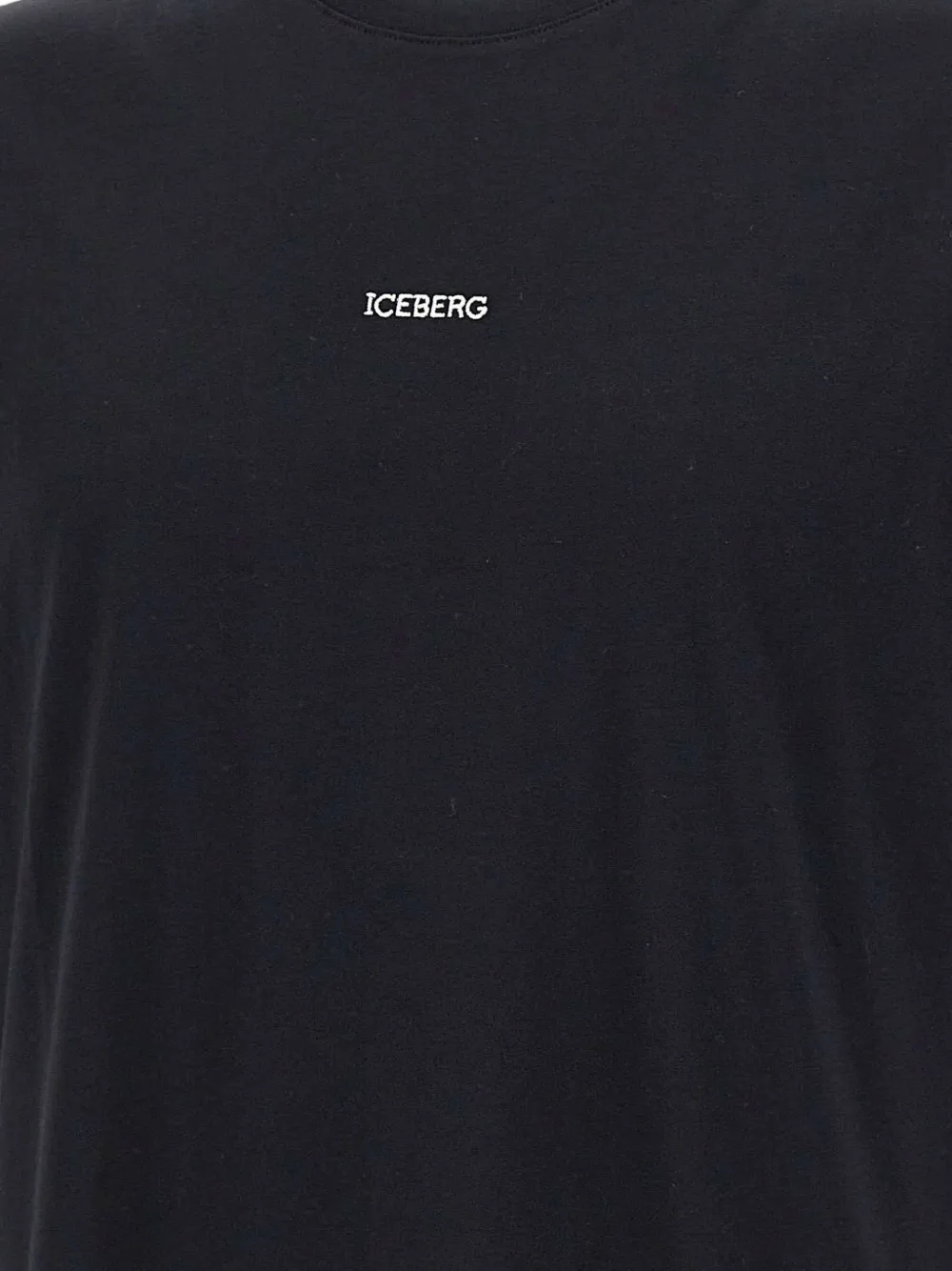 Iceberg T-shirt met geborduurd logo Zwart