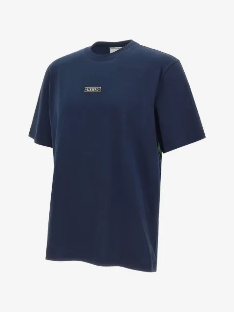 Iceberg logo patch cartoon print T-shirt