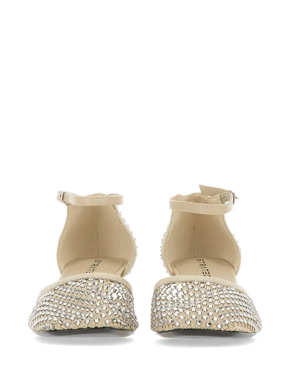 strategia shoes strass ankle-strap pumps Beige