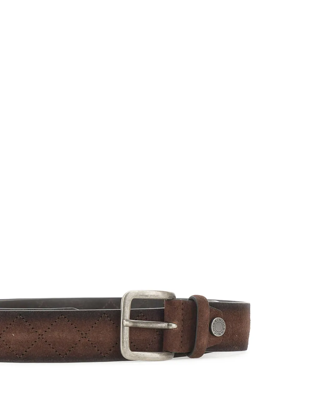 Quilted Suede Belt