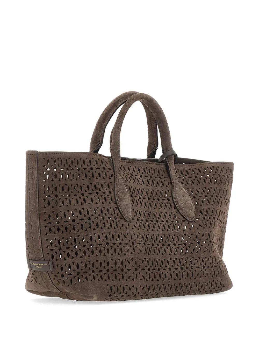 GIANNI CHIARINI Mashup shopper met uitgesneden details Bruin