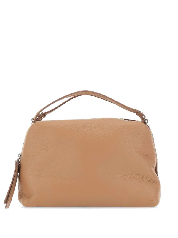 GIANNI CHIARINI Alifa レザー ハンドバッグ | ニュートラル | FARFETCH JP