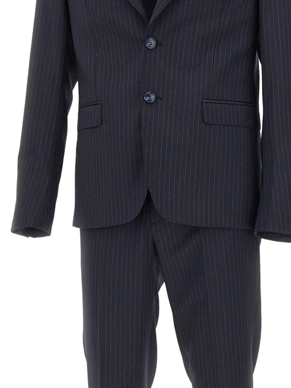 Pinstripe-Pattern Suit