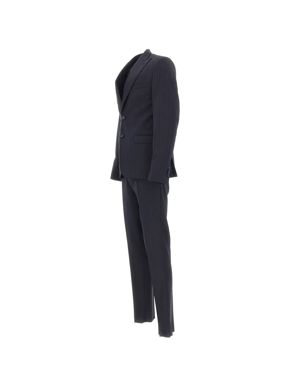 Pinstripe-Pattern Suit
