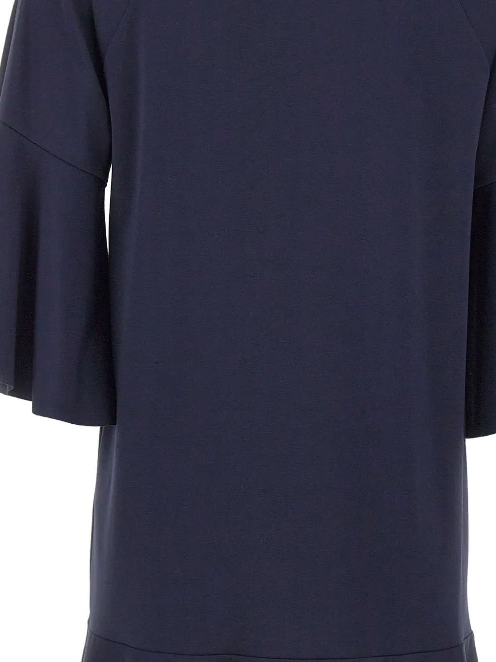 kaos Jurk met raglan mouwen en ruches Blauw