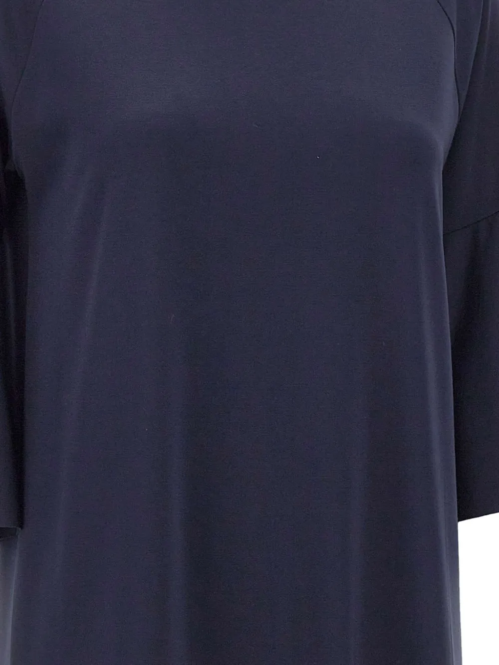 kaos Jurk met raglan mouwen en ruches Blauw
