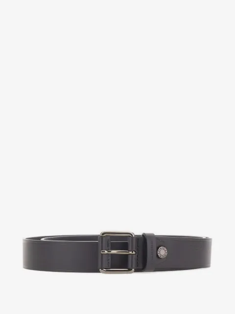 GIANNI CHIARINI embossed logo leather belt