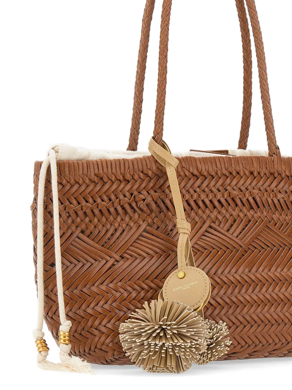 Paloma Woven Leather Shoulder Bag