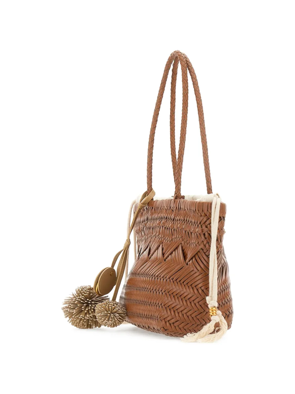Paloma Woven Leather Shoulder Bag