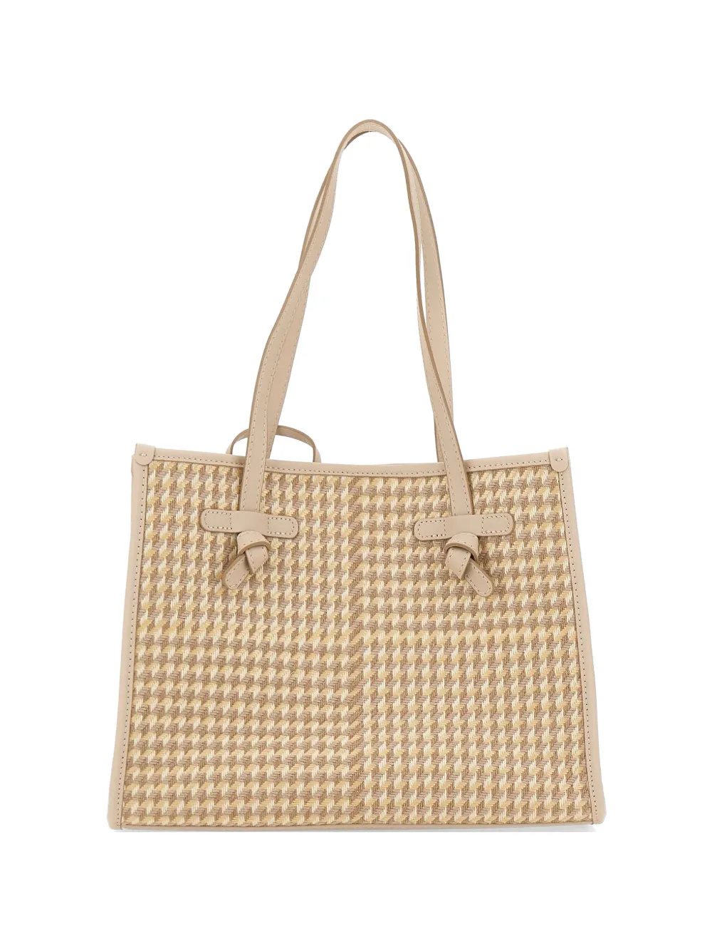 MARCELLA CLUB Miss Marcella houndstooth tote bag · OS
