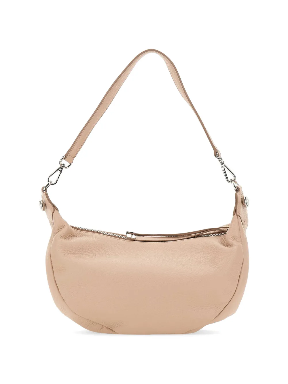 GIANNI CHIARINI Aisha schoudertas van bewerkt leer Beige