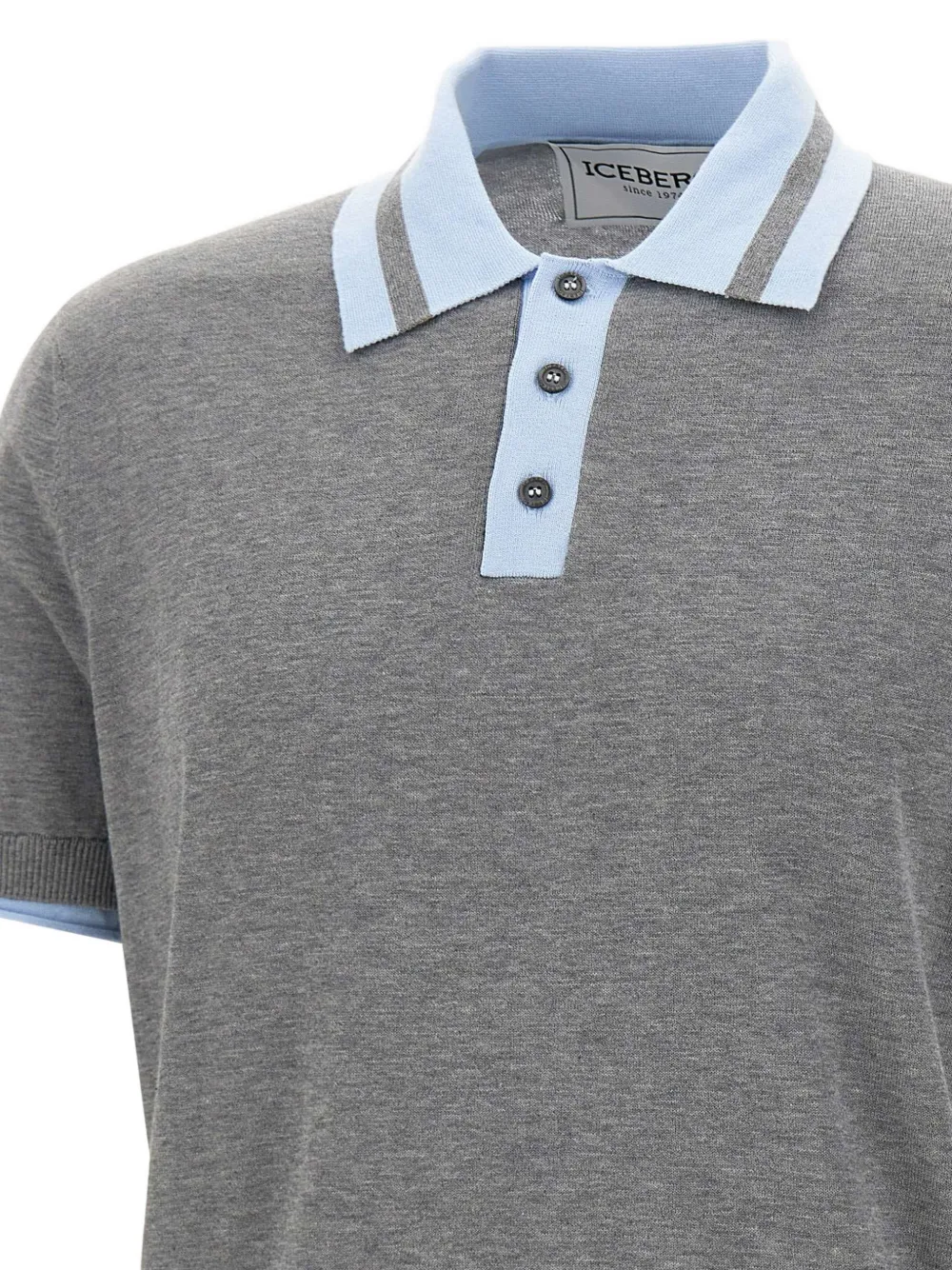 Contrasting Trims Logo Polo Shirt