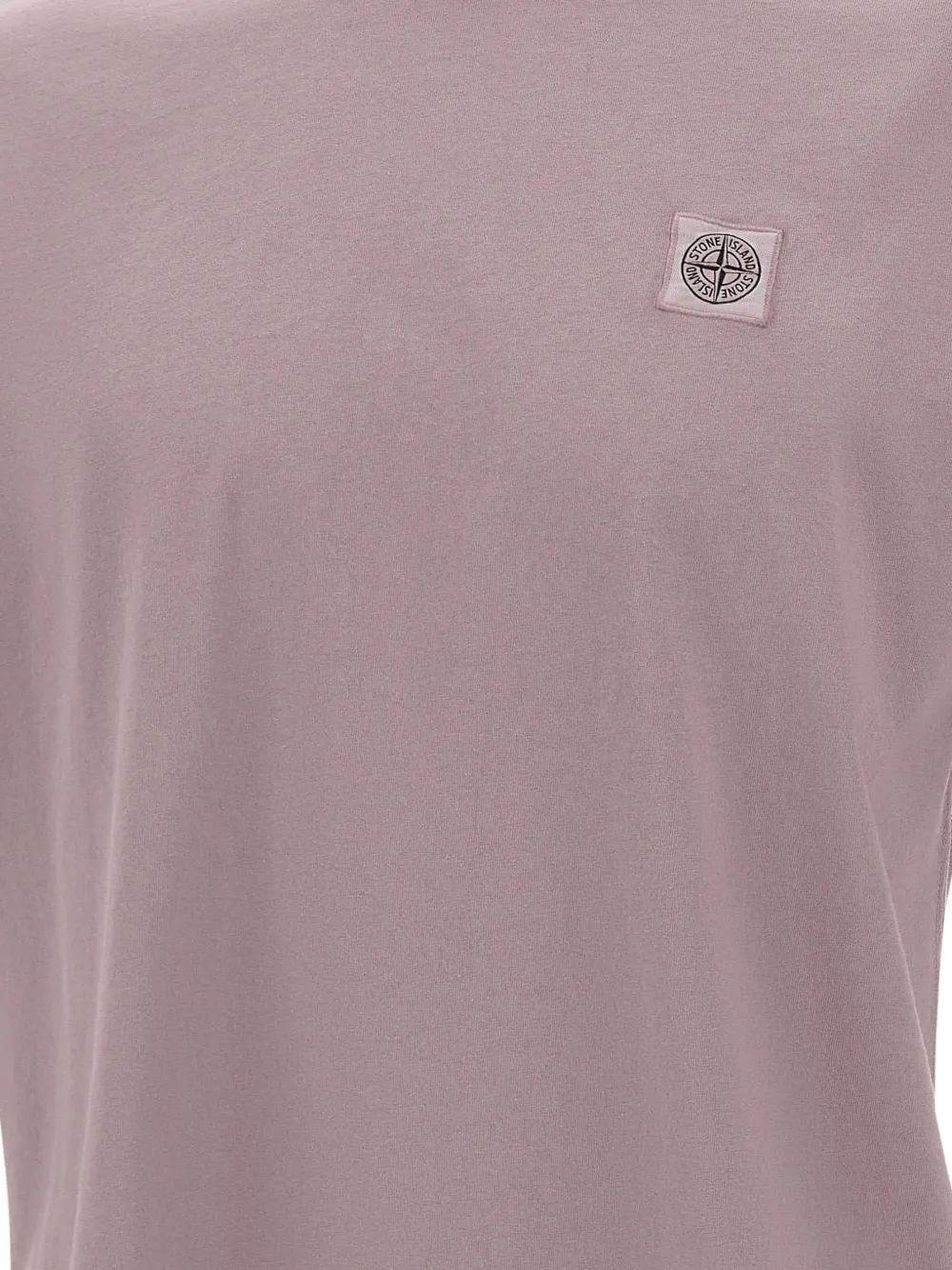 Compass-patch ribbed T-Shirt