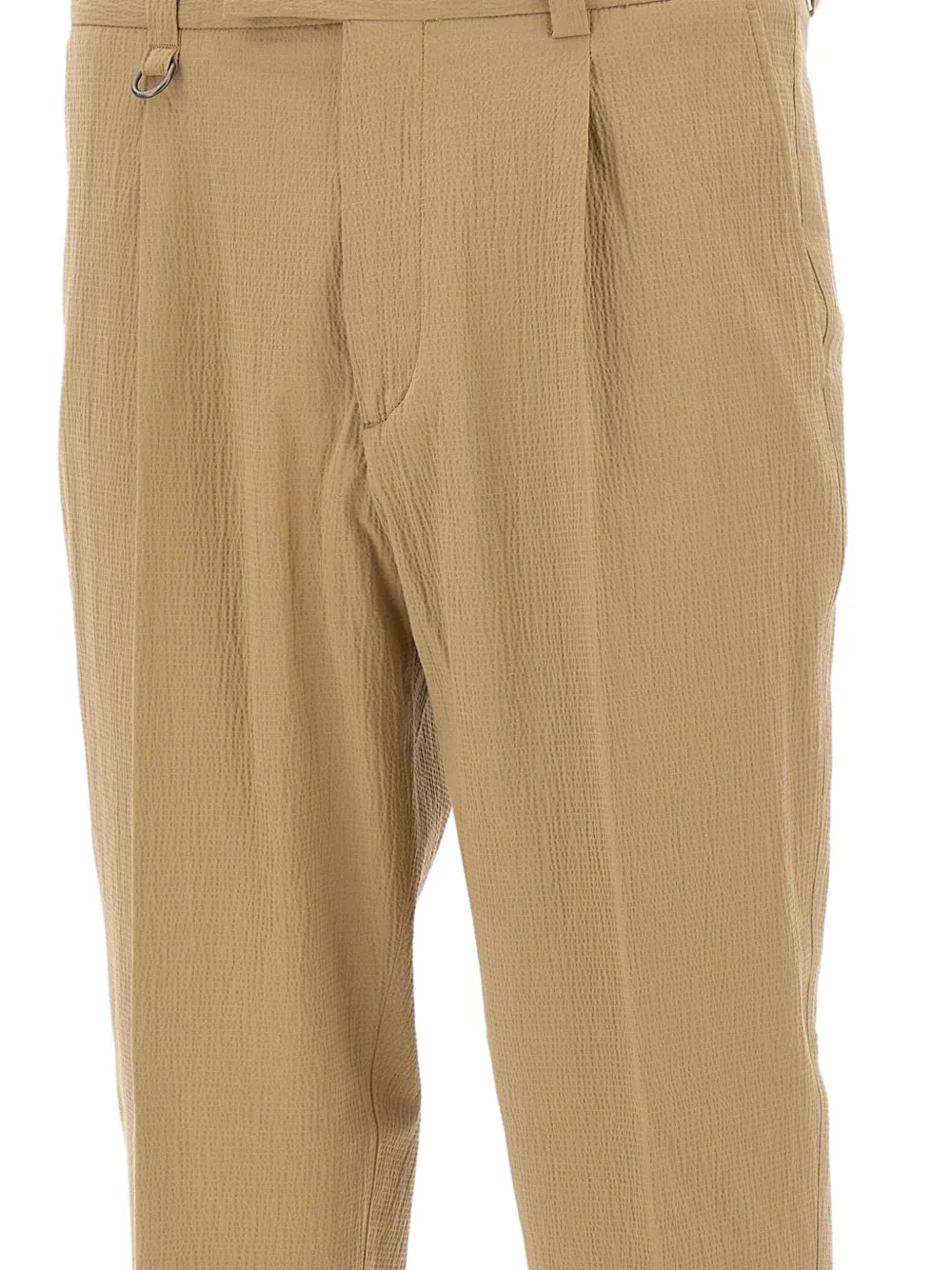 Paolo Pecora Broek met geplooid detail Beige