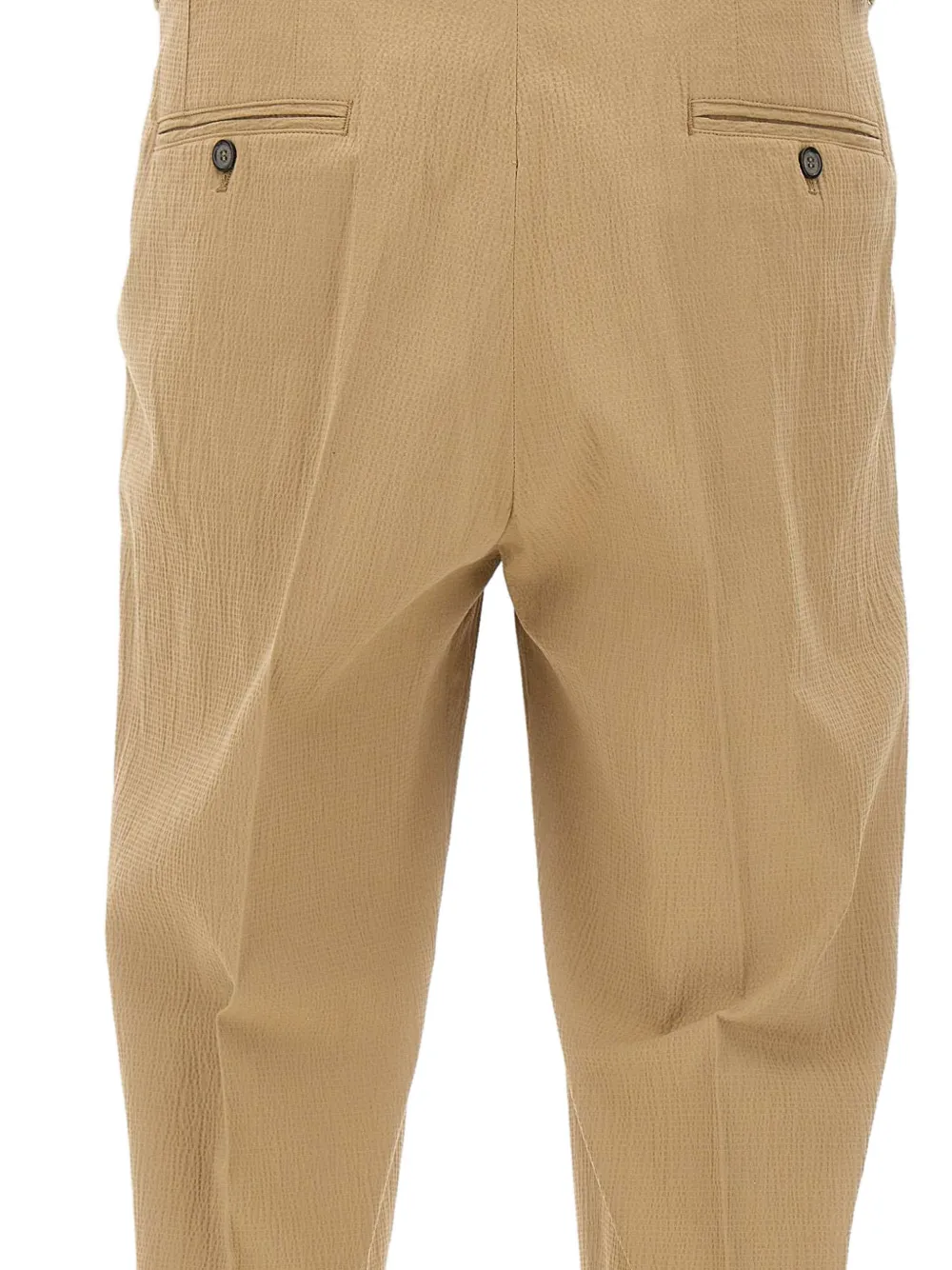 Paolo Pecora Broek met geplooid detail Beige