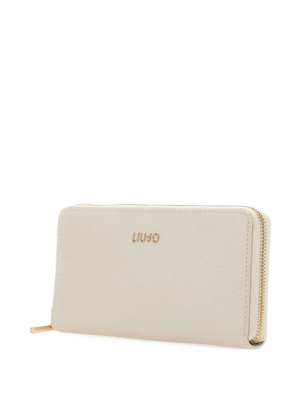  Liu Jo Logo-lettering Zipped Wallet - Neutrals 