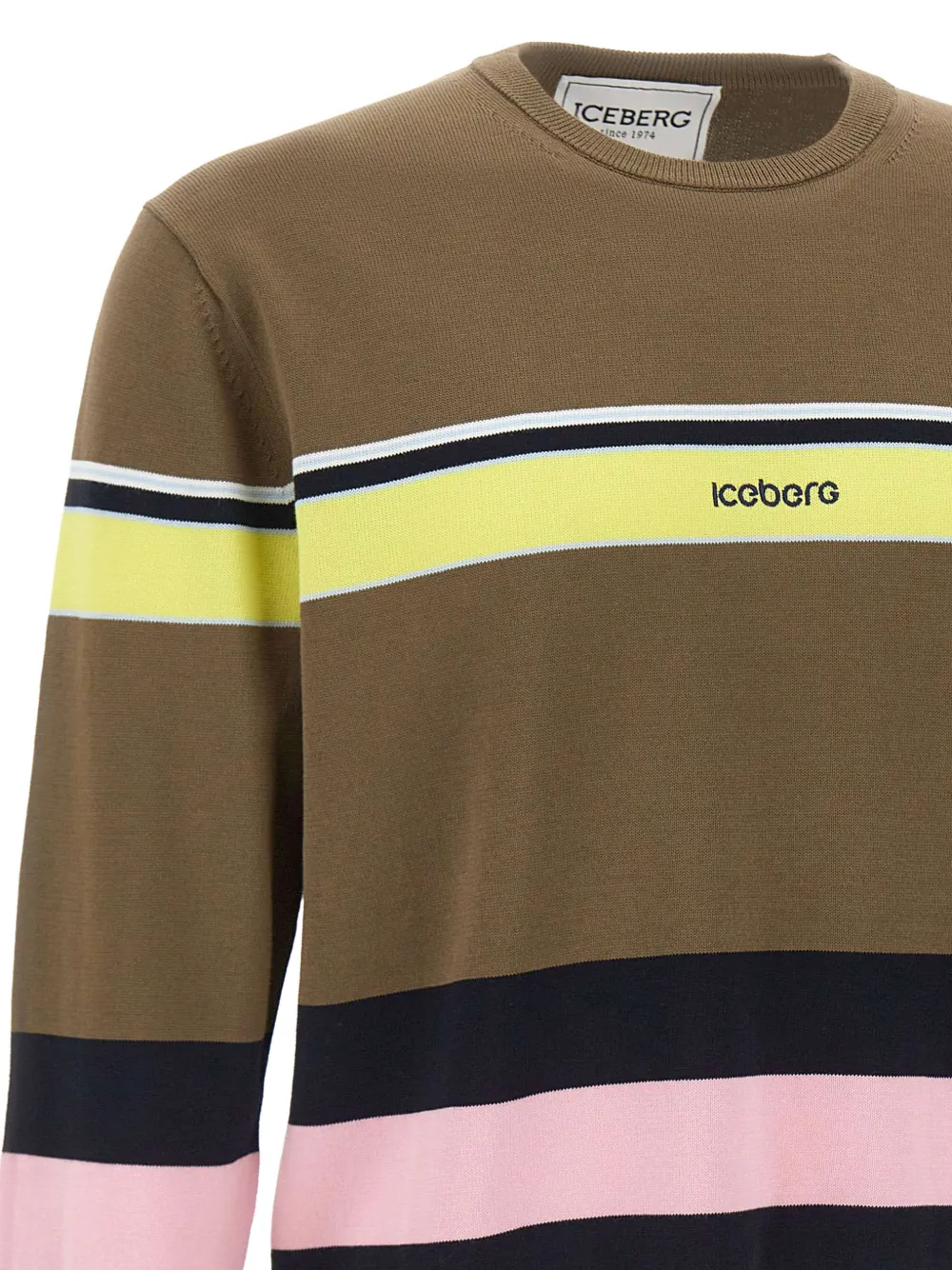  Iceberg Logo-embroidered Sweater - Brown 
