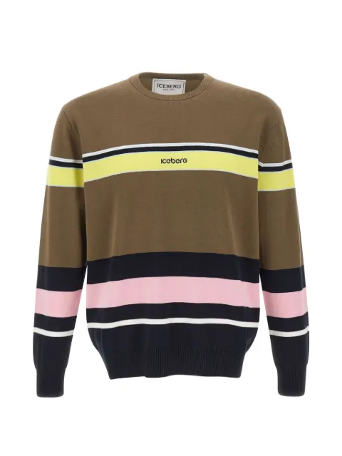 Iceberg logo-embroidered sweater