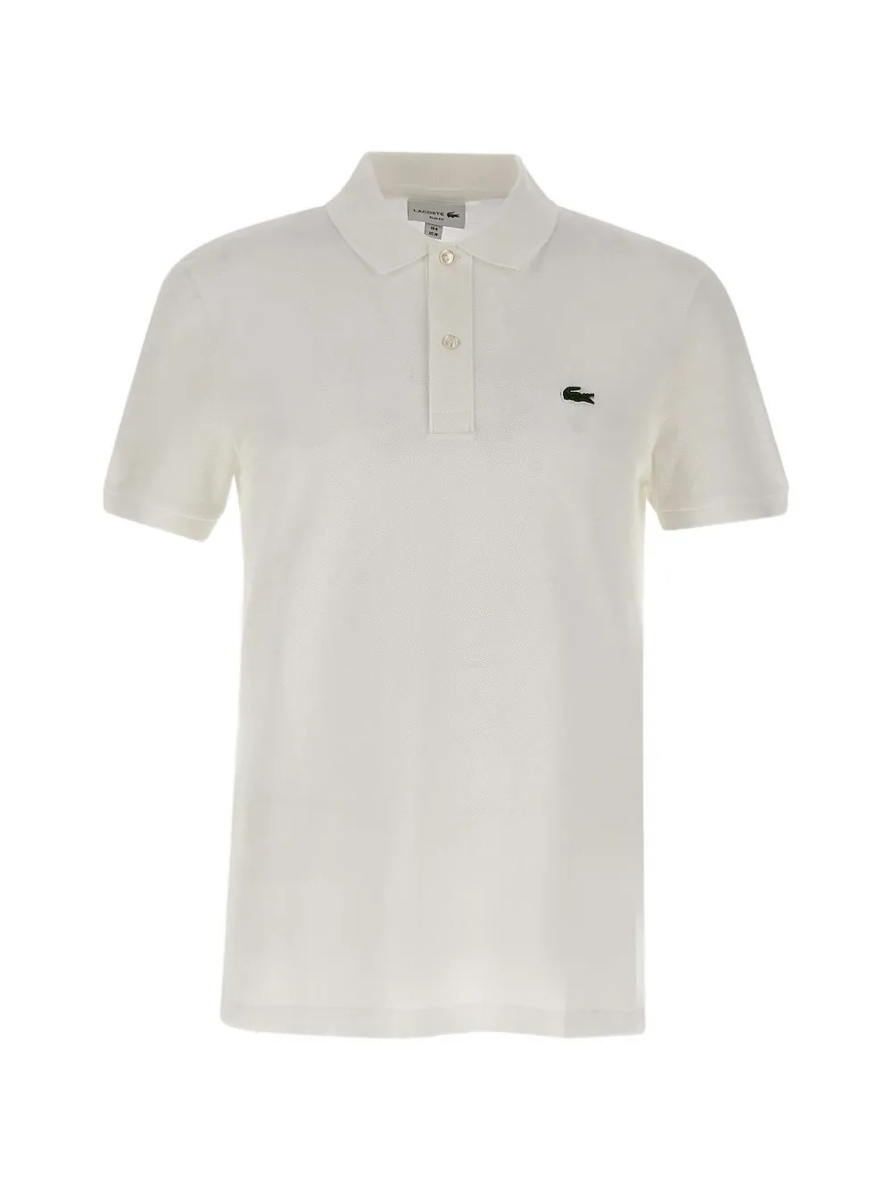 Lacoste buttoned logo polo shirt - Nude