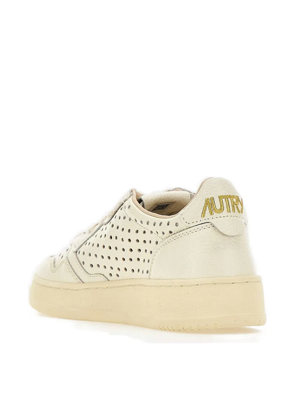 Autry Medalist low-top sneakers met geperforeerde details Beige