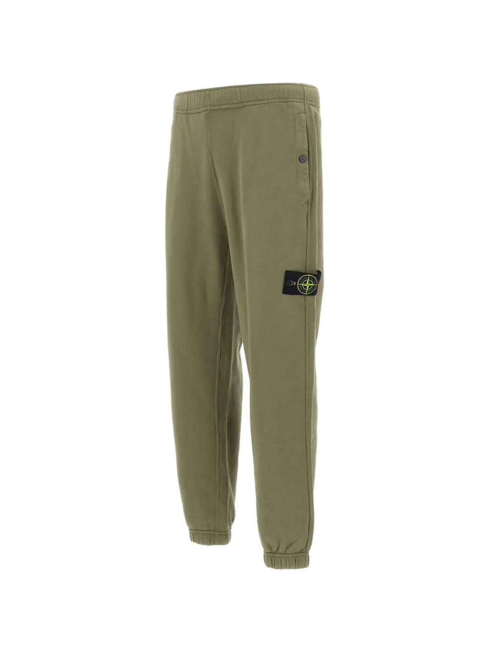 Stone Island back pocket badge track pants - Verde
