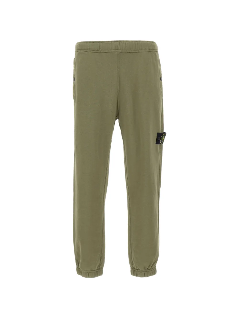 Stone Island back pocket badge track pants - Verde
