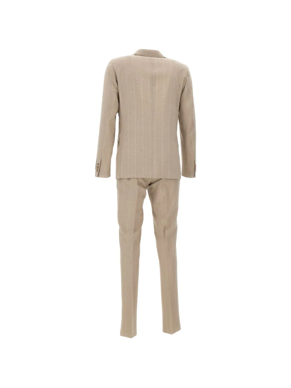Pinstripe Double-Breasted Suit