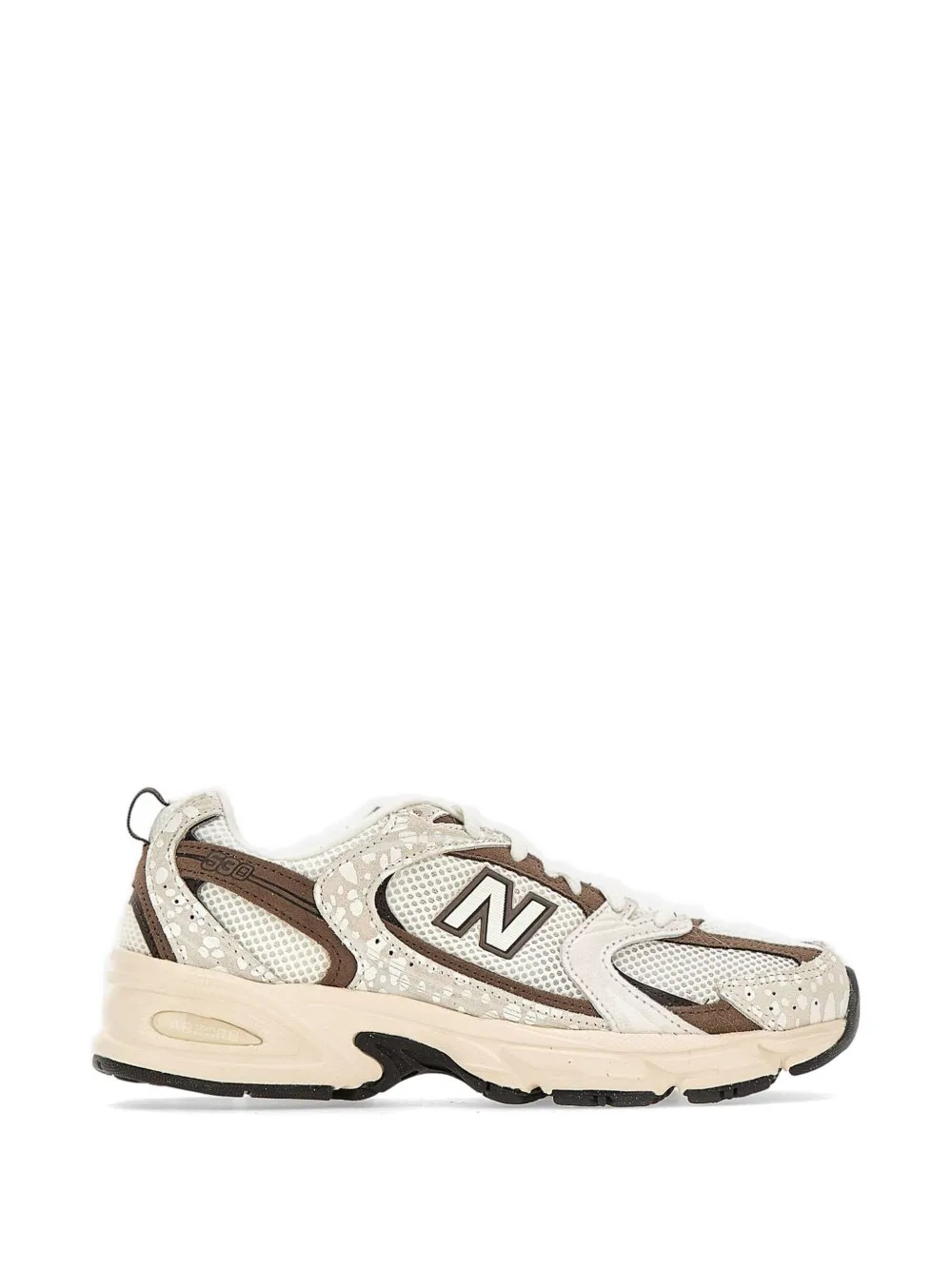 New Balance 530 suede insert spotted sneakers - Toni neutri