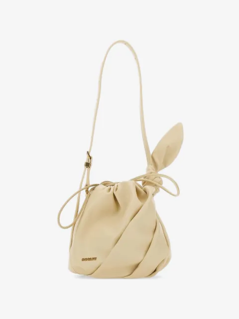 ROTATE BIRGER CHRISTENSEN Bon Bon knot leather shoulder bag