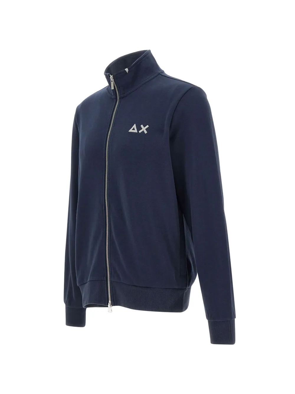  Sun68 Zip-up Logo Sweatshirt - Blue 