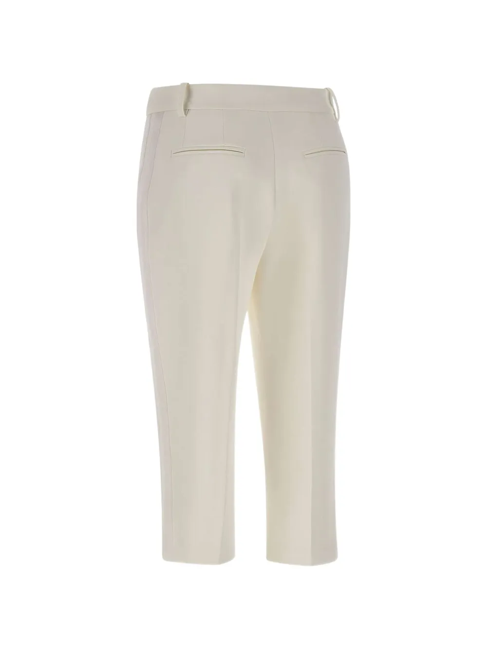  Elisabetta Franchi Satin Band Slit Trousers - Neutrals 