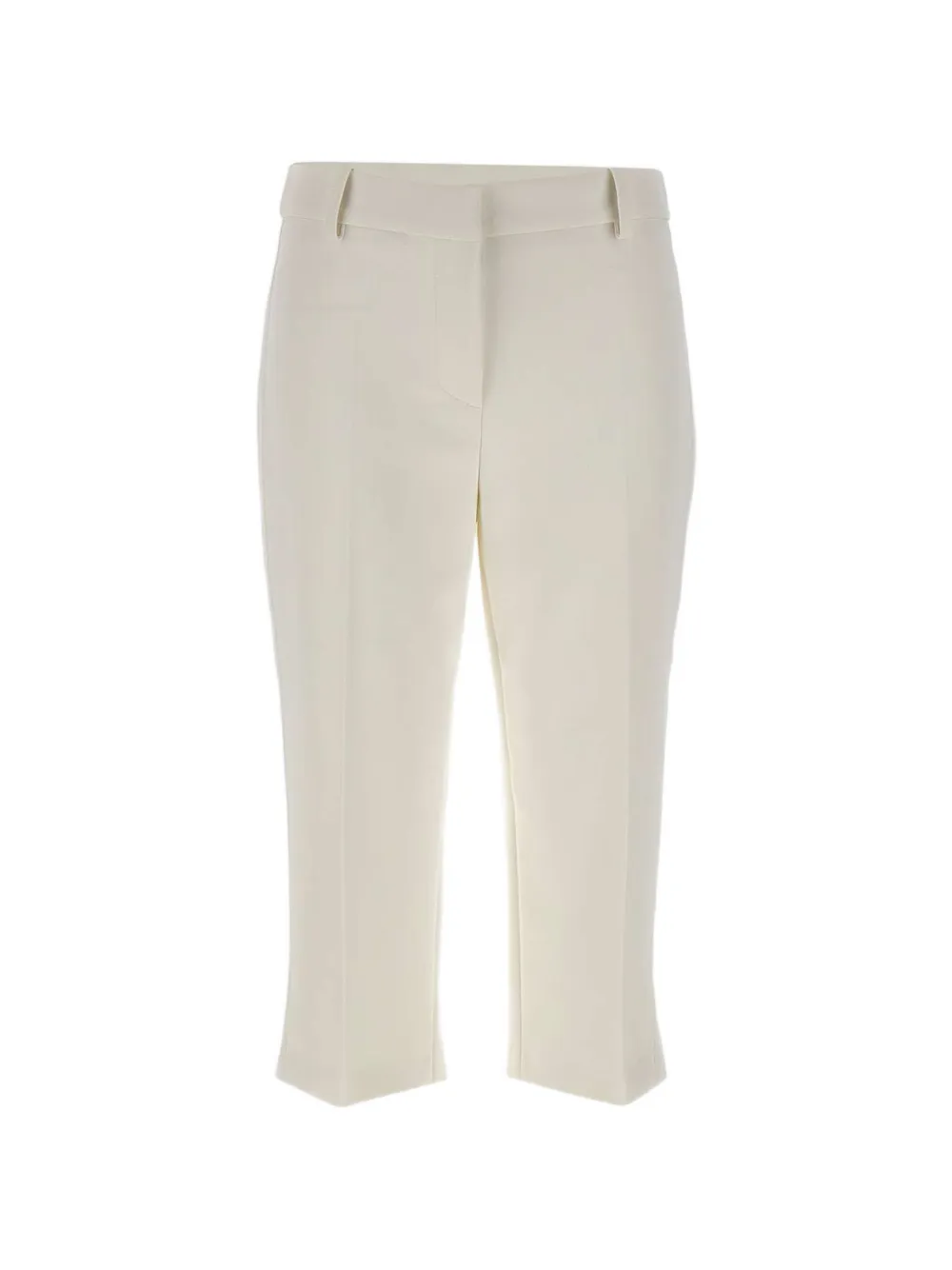Elisabetta Franchi satin band slit trousers - Toni neutri
