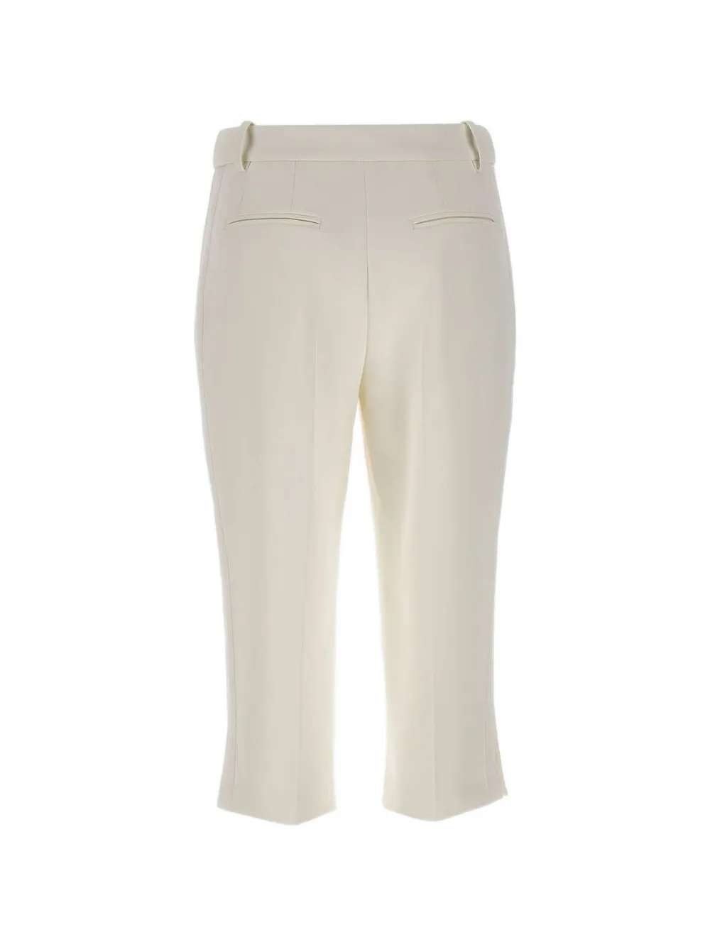  Elisabetta Franchi Satin Band Slit Trousers - Neutrals 