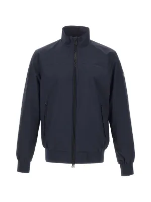 EMPORIO ARMANI ジャケット 紺 Ea7 Emporio Armani zip-fastening Striped Jacket | Blue | FARFETCH