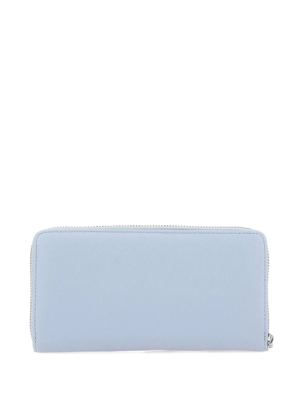  Gianni Chiarini Grain Zip Leather Wallet - Blue 