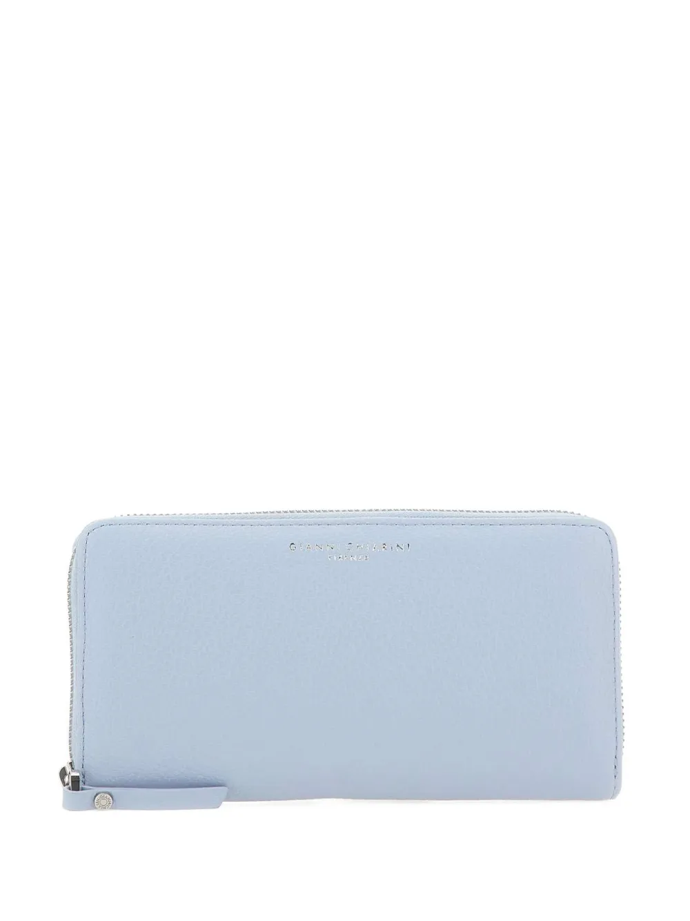 GIANNI CHIARINI Grain zip leather wallet - Blu