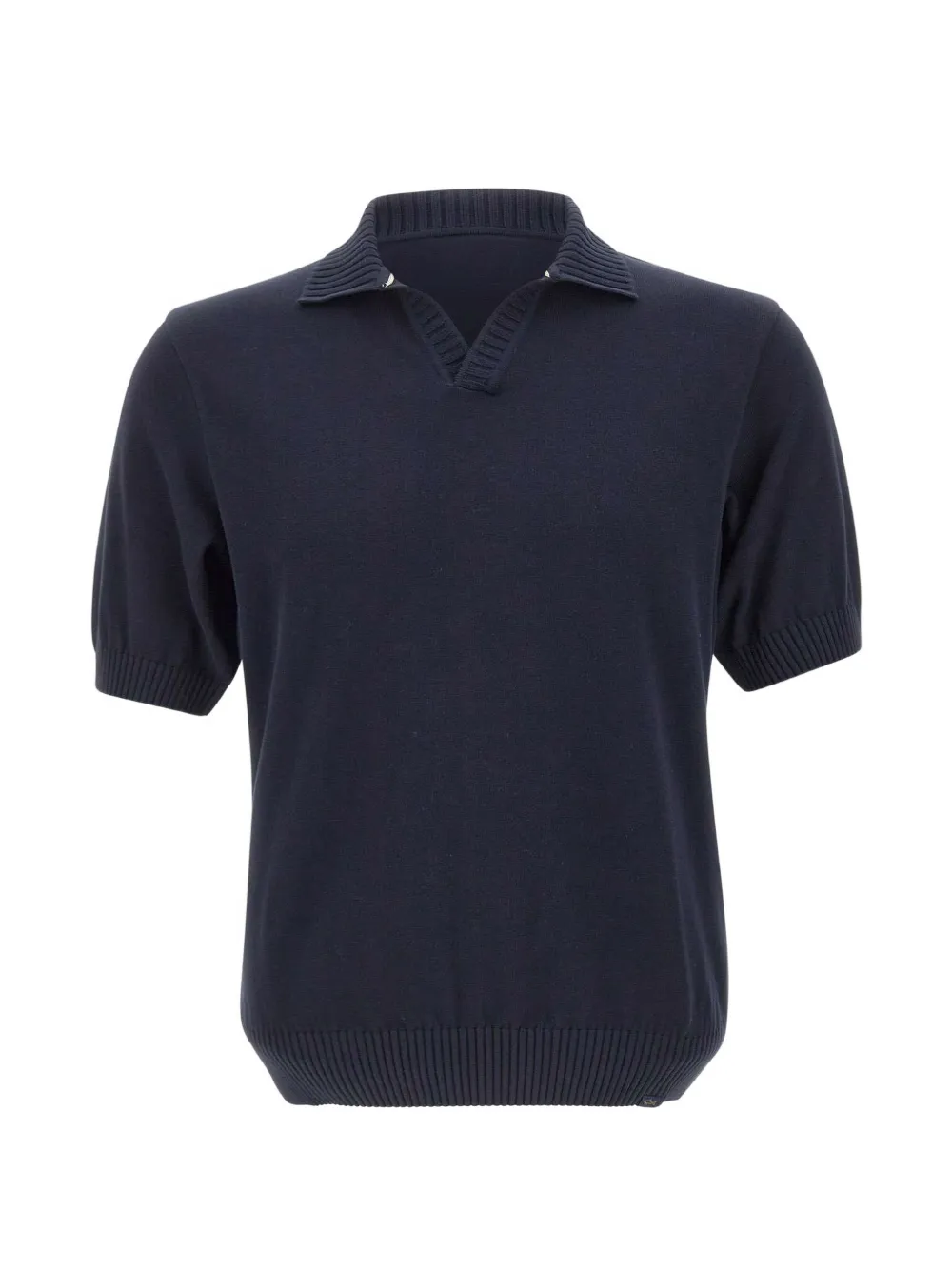 Paul & Shark open collar logo polo shirt - Blu