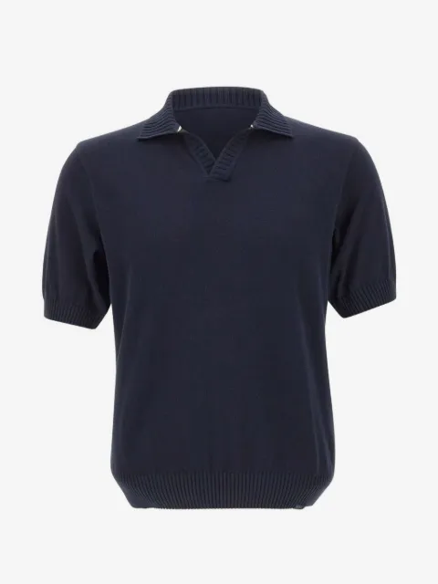 Paul & Shark open collar logo polo shirt