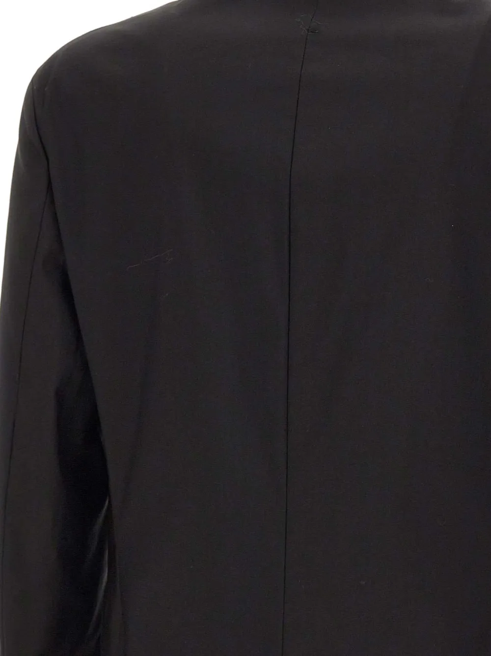 Paolo Pecora Blazer met dubbele rij knopen en klepzak Zwart
