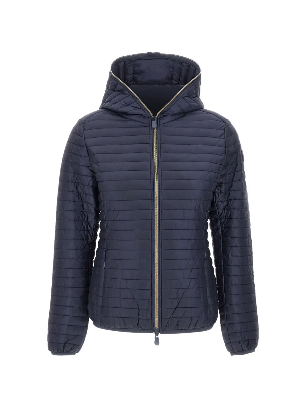 Save The Duck quilted hooded jacket - Blau