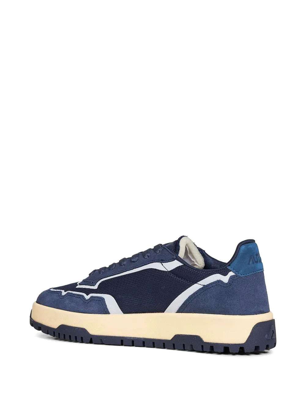Autry Wildplace geperforeerde suède sneakers Blauw