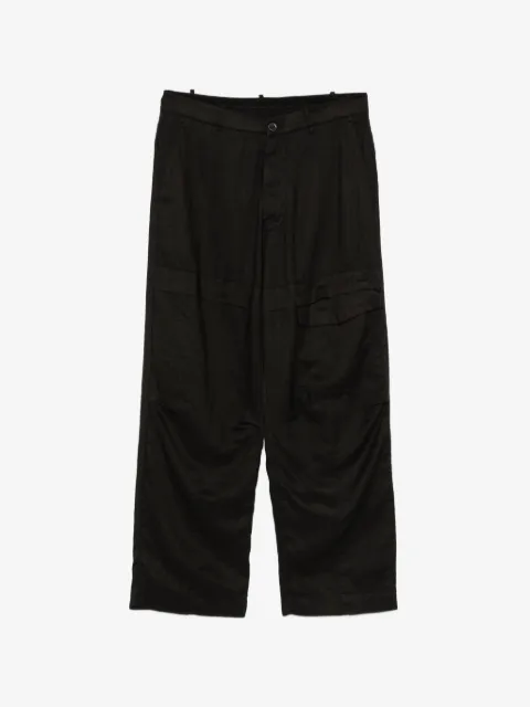 Masnada buttoned cargo trousers