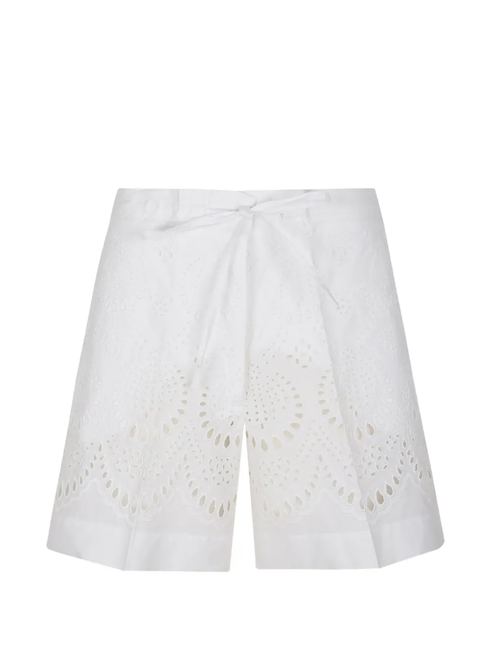 P.A.R.O.S.H. embroidered shorts - Weiß